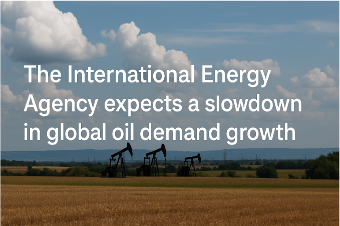 The International Energy Agency Expects a Slowdown in Global Oil Demand Growth